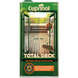 Cuprinol Total Deck Restorer & Oil 5L - Clear - STX-330288 