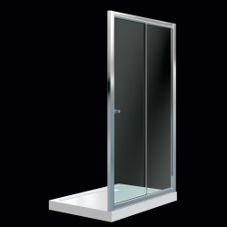 SupaPlumb Sliding Shower Door - 1850 x 1200mm - STX-331198 