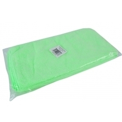 Contract Microfibre Cloth Pack 10 - Green - STX-331236 
