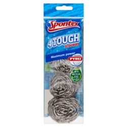 Spontex Tough Scourer - Pack 4 - STX-334383 