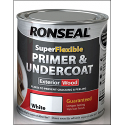 Ronseal Super Flexible Primer & Undercoat 750ml - White - STX-334557 