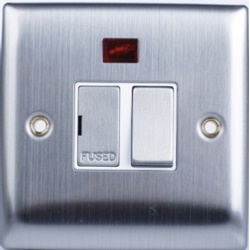 Lyvia Convex Stainless Steel 12A Switch - STX-337357 