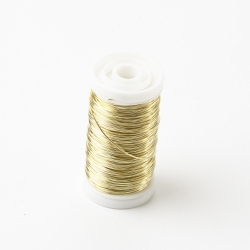 Oasis Metalic Reel Wire - Shiny Gold - STX-337844 