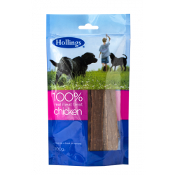 Hollings 100% Real Meat Treat - Chicken 100g - STX-338240 