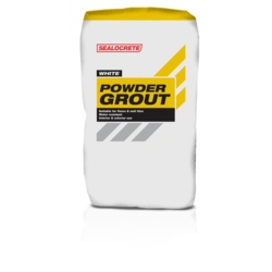 Sealocrete Powdered Grout - 1kg White - STX-338617 
