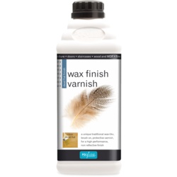 Polyvine Wax Finish Varnish Dead Flat Finish - 500ml Clear - STX-338767 