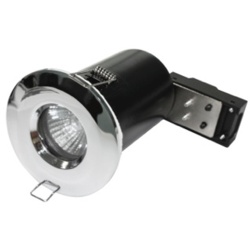 Powermaster IP65 Fire Rated Fixed Downlight - Chrome - STX-340115 