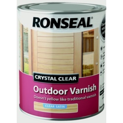 Ronseal Crystal Clear Outdoor Varnish 750ml - Satin - STX-340497 