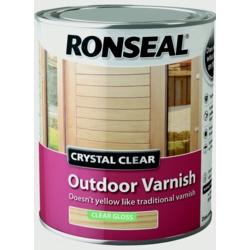 Ronseal Crystal Clear Outdoor Varnish 750ml - Matt - STX-340501 