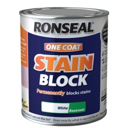 Ronseal One Coat Stain Block - 2.5L White - STX-340533 