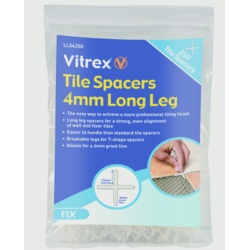 Vitrex Long Leg Tile Spacers - 4x250 - STX-341594 