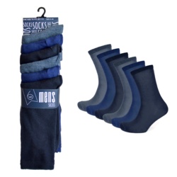 RJM Mens Coloured Socks - Pack 6 - STX-342652 