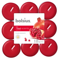 Bolsius 4 Hour Tealights - Pomegrante Pack 18 - STX-343167 