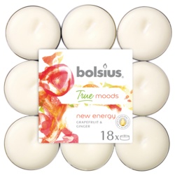 Bolsius 4 Hour Tealights - New Energy Pack 18 - STX-343171 