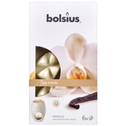 Bolsius Fragranced Wax Melts - Vanilla Pack 6 - STX-343241 