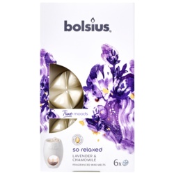 Bolsius Fragranced Wax Melts - So Relaxed Pack 6 - STX-343248 