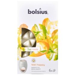 Bolsius Fragranced Wax Melts - Feel Happy Pack 6 - STX-343249 