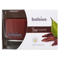 Bolsius Fragranced Candle In A Glass - Oud Wood - STX-343255 