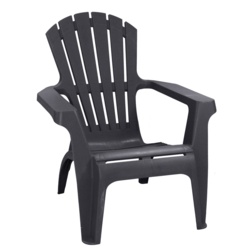 SupaGarden Plastic Stackable Armchair - Anthracite - STX-343418 - SOLD-OUT!! 