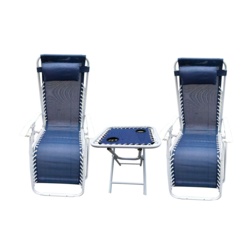 SupaGarden 3 Piece Zero Gravity Chair Set - STX-343447 