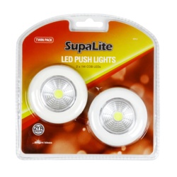 SupaLite LED Push Light - Twin Pack - STX-344040 