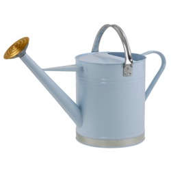 Ambassador Metal Watering Can - Blue 2 Gallon - STX-344132 