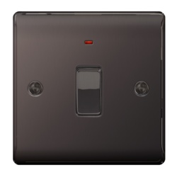 BG Metal Black Nickel Dp Switch Neon - 20a - STX-345989 