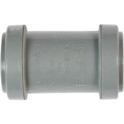 Polypipe Straight Coupling Push-fit - 32mm Black - STX-346520 