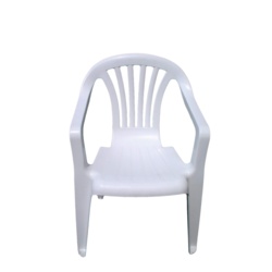 SupaGarden Plastic Childs Chair - White - STX-346535 
