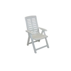 SupaGarden Multi Position Armchair - White - STX-346554 