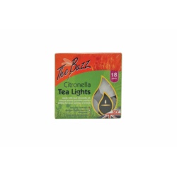 The Buzz Citronella Tea Lights - 18 pack - STX-347295 