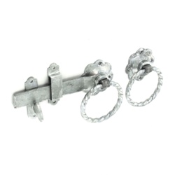 Securit 1137 Twisted Ring Gate Latch - 150mm Galvanised - STX-347339 