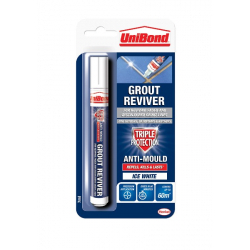 UniBond Grout Reviver for Walls (Pen) - 7ml Ice White - STX-351351 