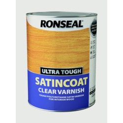 Ronseal Ultra Tough Varnish Satin Coat - 5L - STX-354012 