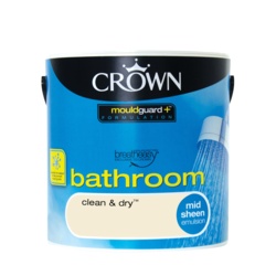 Crown Bathroom Mid Sheen 2.5L - Clean & Dry - STX-355316 