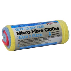 Streetwize Microfibre Towels - 6 Pack - STX-356092 