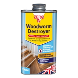 Zero In Woodworm Destroyer - 250ml Can - STX-357548 