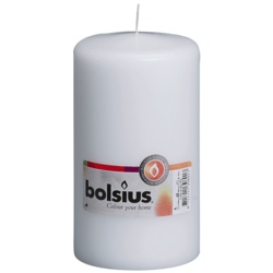 Bolsius Pillar Candle Single - White - STX-358553 