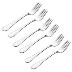 Viners Pastry Fork Giftbox 18/0 - 6 Piece - STX-359136 