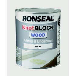 Ronseal KnotBlock Primer & Undercoat - White 750ml - STX-359242 