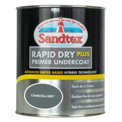 Sandtex Rapid Dry Undercoat 750ml - Charcoal Grey - STX-359301 