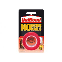 UniBond No More Nails On A Roll Double Sided - Permanent Ultra Strong 19mm x 1.5m - STX-360760 
