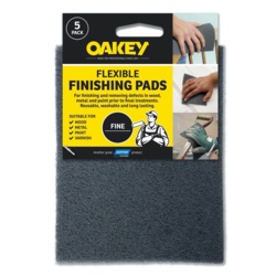 Oakey Flexible Finishing Pads - Grey Pack 5 - STX-362014 