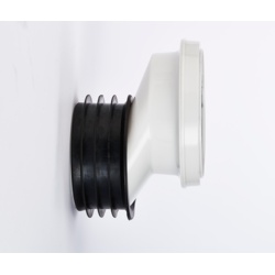 Make Offset WC Pan Connector - 40mm - STX-362853 