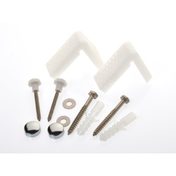 Make Angled Toilet Pan Fixing Kit With Caps - STX-362860 