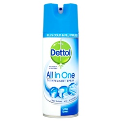 Dettol Disinfectant Spray 400ml - Crisp Linen - STX-363390 