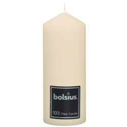 Bolsius Pillar Candle - 198/78 Ivory - STX-365017 