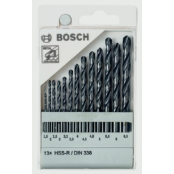 Bosch Metal Drill Bit Set HSS-R DN338 - 13 Piece - STX-365626 