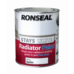 Ronseal One Coat Radiator Paint Satin - 750ml White - STX-367917 