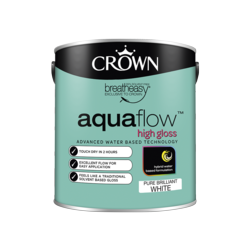 Crown Aquaflow Gloss 2.5L - Pure Brilliant White - STX-368528 